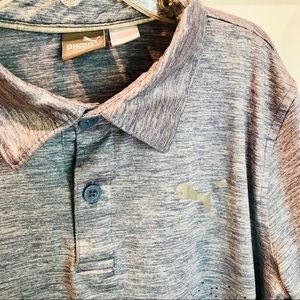 3/$10 Puma boys cross fade Drifit polo